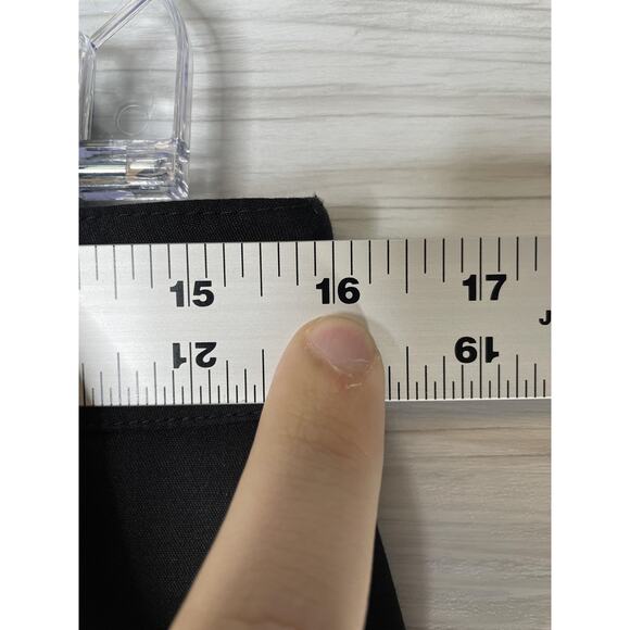 Cynthia Rowley Pants Womens 8 Black Cropped Stretch Ankle Zip Hook Dress Work - Picture 3 of 10